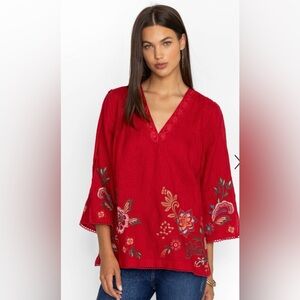 MESSINE V‑NECK TOP WITH SIDE SLITS size M